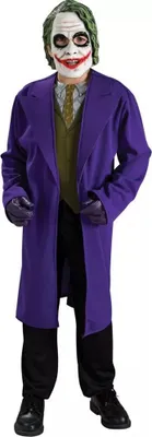 Immagine prodotto di Batman: Il Cavaliere Oscuro - Costume ''Joker'' - Bambini BN4536 (M) (Viola/Verde/Bianco)