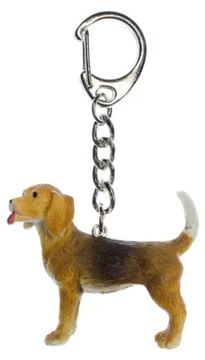 Produktbild von Beagle Schlüsselanhänger Miniblings Anhänger Schlüsselring Haushund Hund