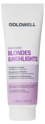 Image de Goldwell Dualsenses Blonde & Highlights Toning Shampoo Purple 250ml, Image générée par une IA