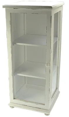Produktbild von Meander Vitrinekastje ant. Weiß 27x26x63cm
