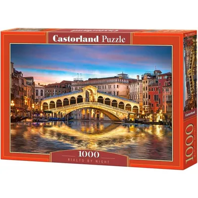 Produktbild von CASTORLAND Puzzle Nachtbrücke Rialto, Venedig 1000 Teile