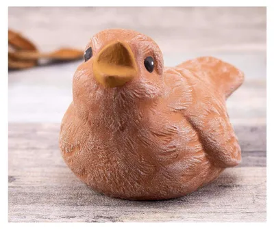 Produktbild von Vogelsteinfigur Gartenfigur aus Steinguss