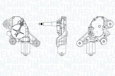 Image de Moteur D'essuie-Glace Renault Laguna Iii 10.07-12.15 Arrière