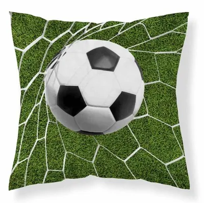 Produktbild von Kissenbezug, Dekokissenbezug, Kinderkissenbezug 40x40 Fußball 072