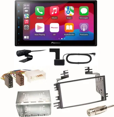 Produktbild von Pioneer SPH-DA77DAB CarPlay Android Auto Einbauset für Kia Sportage JE Rio JB