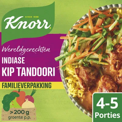 Produktbild von Knorr Wereldgerechten Indische Kip Tandoori 478g – Würzige Fertigmischung