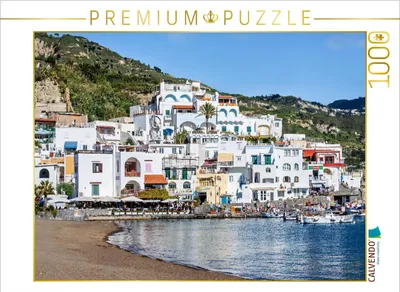 Produktbild von CALVENDO Puzzle Ischia - Sant Angelo | 1000 Teile Lege-Größe 64x48cm Foto-Puzzle für glückliche Stunden