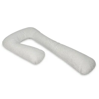 Image de Coussin à carreaux gris avant/après la naissance