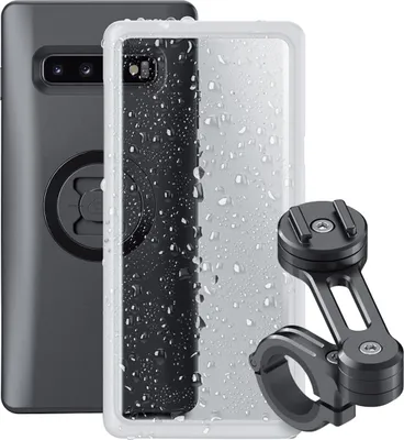 Immagine prodotto di SP-CONNECT Moto Bundle fissato sul manubrio Samsung S10+