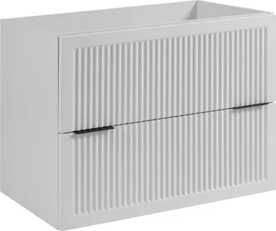 Immagine prodotto di Rodan | Mobile sottolavabo Bianco 80 cm - MDF - 2 cassetti Soft-Close - Senza piano top