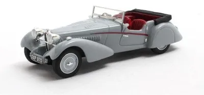 Productafbeelding van Matrix 1:43 Bugatti T57SC Roadster vandenPlas, open, grijs, 1938