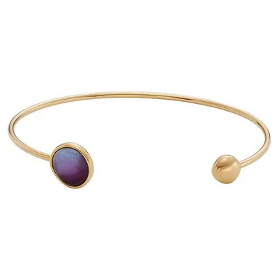 Produktbild von Skagen Damen Armreif Edelstahl Gold Sea Glass SKJ1688710