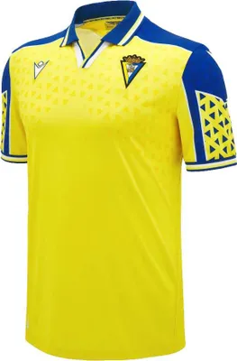 Produktbild von Macron Cádiz Cf 24/25 Heim Kurzarm-t-shirt Gelb S Herren Gelb S