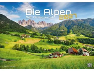 Obrázek produktu pro Alpy – tak blízko nebi – 2027 – Kalendář, formát DIN A3