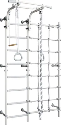 Obrázek produktu pro Nástěnné hrazdy do dětského pokoje Next-3 White | Lezecká stěna | Tělocvičné nářadí | Nástěnná montáž