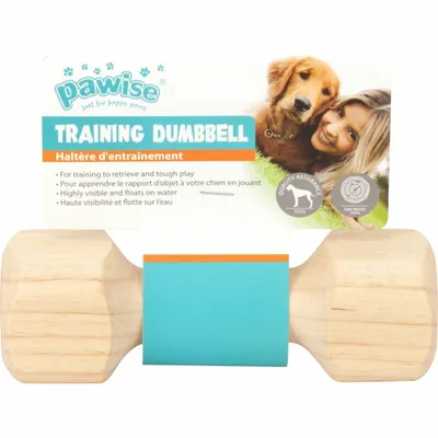 Productafbeelding van Pawise honden speelgoed, houten halter, maat: S
