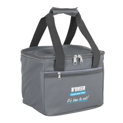 Produktbild von Thermotasche für Lunchbox NOVEEN LBB1 | Tragbare Picknicktasche | Grau | 18x24x18cm