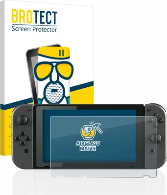 Produktbild von BROTECT Entspiegelungs Schutzglas für Nintendo Switch Schutzfolie Panzer Folie Glas Display Schutz matt