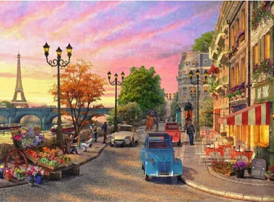 Immagine prodotto di Puzzle Ravensburger Parigi sera 500 pezzi Paesaggio
