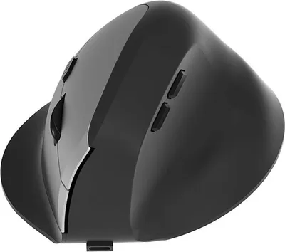 Image de INF Souris Verticale Ergonomique Sans Fil 2.4G + Bluetooth Rechargeable Gris
