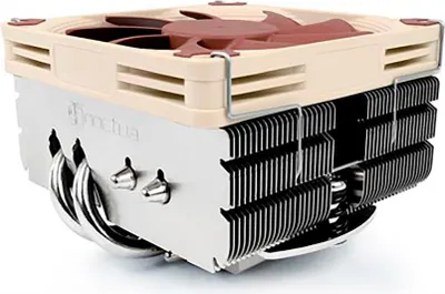 Obrázek produktu pro Noctua NH-L9X65 SE-AM4, Chladič, 600 ot/min, 2500 ot/min, 57,5 m³/h, Béžová, Hnědá, Nerezová ocel
