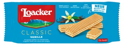 Immagine prodotto di Loacker Classic Fiocchi di wafer alla vaniglia con crema alla vaniglia 135g