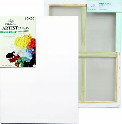 Produktbild von Malerei Leinwand Substrat 60x90 cm Baumwolle Leinwand Phoenix Keilrahmen Bars