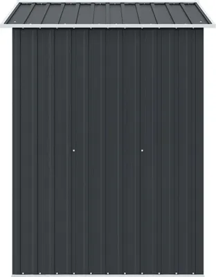 Obrázok produktu pre vidaXL Záhradný prístrešok antracitová oceľ 204 x 132 x 186 cm