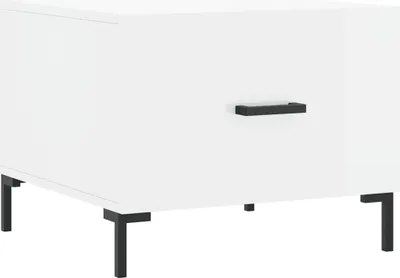 Produktbild von vidaXL Couchtisch Hochglanz-Weiß 50x50x40 cm Holzwerkstoff