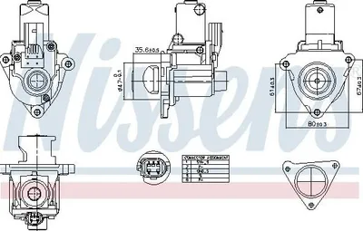 Zdjęcie produktu dla Zawor Egr Hyundai 2,0Crdi