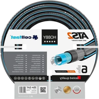 Obrázok produktu pre Robustná záhradná hadica - odolná voči UV žiareniu - 25 metrov - čierna