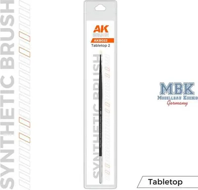 Imagen del producto de AK Interactive S.L. AK-B022: Pincel sintético para modelismo, tamaño 2