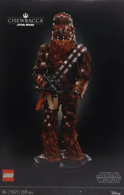 Imagen del producto de LEGO 75371 Star Wars Chewbacca, figura Wookie para coleccionar, con arco y flecha, minifigura y panel informativo, El Retorno del Jedi, set de construcción para adultos, regalo creativo para hombres y mujeres