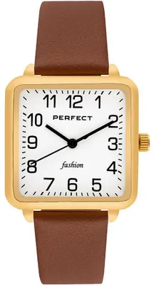 Produktbild von Damenuhr Perfect, braun, Perfect-PF01234
