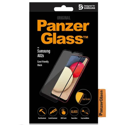 Produktbild von PanzerGlass Case Friendly Displayschutzfolie Schwarz Samsung Galaxy A02s / A03s