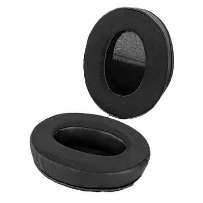 Image de OREILLES de rechange pour HyperX Cloud II / Silver II / X / Core / Alpha Noir Casque supra-auriculaire Coussinets en matière protéique, 1 paire d'oreillettes de rechange