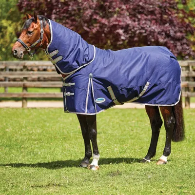 Produktbild von Weatherbeeta Comfitec Essential Detach-A-Neck Lite Plus 50g - navy/silver/red