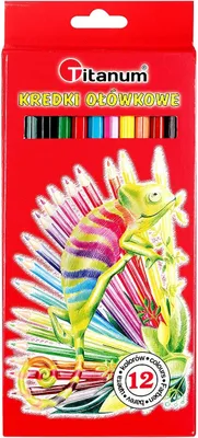 Immagine prodotto di Matite esagonali 12 colori Camaleonte Titanum