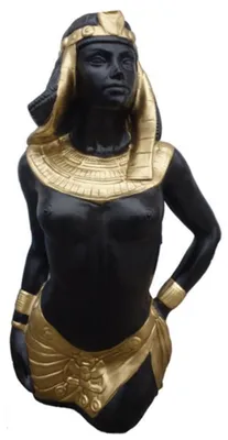 Image de Cléopâtre égyptienne Statue Statues Décoration Figures Sculptures Déco 78 cm