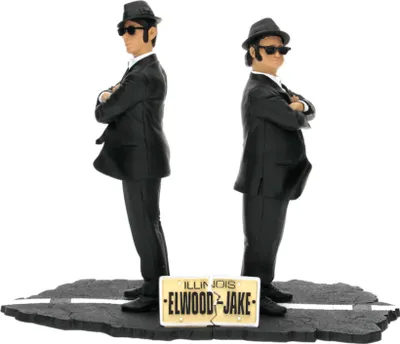 Produktbild von Blues Brothers Movie Icons Statuen Doppelpack Jake & Elwood 18 cm