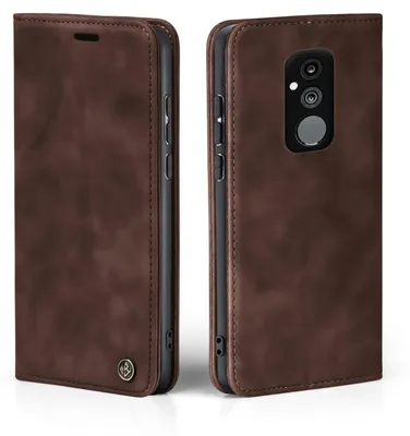Produktbild von Handy Hülle für Huawei Mate 20 Lite Klapphülle Bookcase Flip Cover Handy Tasche Etui Farbe: Dunkelbraun