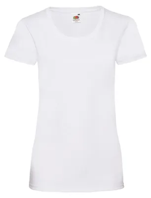 Produktbild von Fruit of the Loom - "Valueweight" T-Shirt für Damen FK3286 (S) (Weiß)