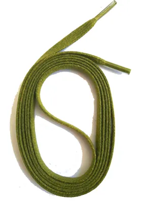 Produktbild von SNORS gewachste Schnürsenkel flach - KHAKI - 6-7mm - 90cm