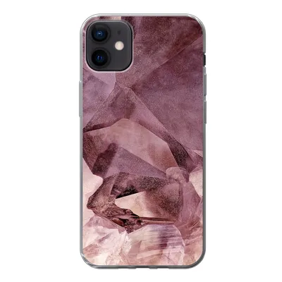 Produktbild von MuchoWow® Handyhülle Schutzhülle Hülle für iPhone 12 mini Kristalle - Natursteine - Edelsteine und Mineralien Silikon Softcase Handy Hülle - Bild