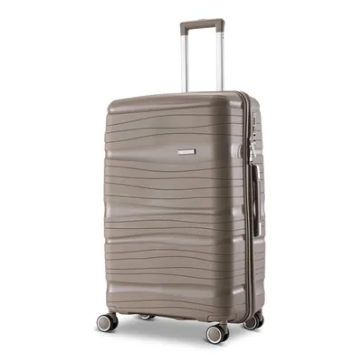 Produktbild von SKYCASES Travel One – Mittelgroßer-Koffer 68 L - Hartschalenkoffer aus Polypropylen – mit 4 Rollen & Kombinationsschloss – 41 x 24 x 69 cm - Taupe