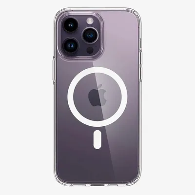 Image de Spigen Ultra Hybrid Mag MagSafe - Étui pour iPhone 14 Pro Max (blanc)