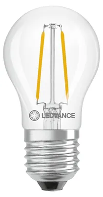 Produktbild von LEDV LED Tropfen 1-15W/827 136lm E27 Filament klar 300° EEK D