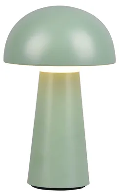 LED-Akku-Tafellamp Pistaziegrün Touch-Dimmer IP44