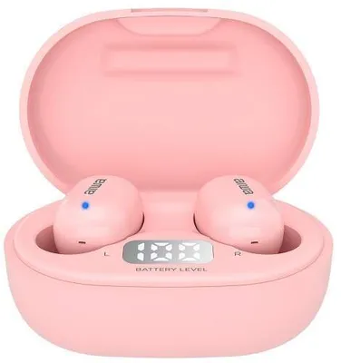 Obrázok produktu pre Aiwa EBTW-150PK PINK Bezdrôtové slúchadlá Bluetooth 5.0 s dosahom 10 m ANS Voice Assistant TWS