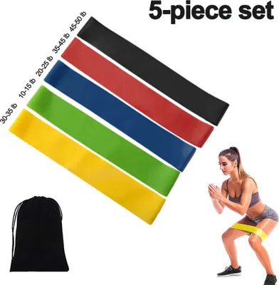 Produktbild von Yoga-Zubehör, Widerstandsband, Fitnessband, Hüftring, Spannungsband, elastisches Band, Fitnessgerät, Widerstandsring